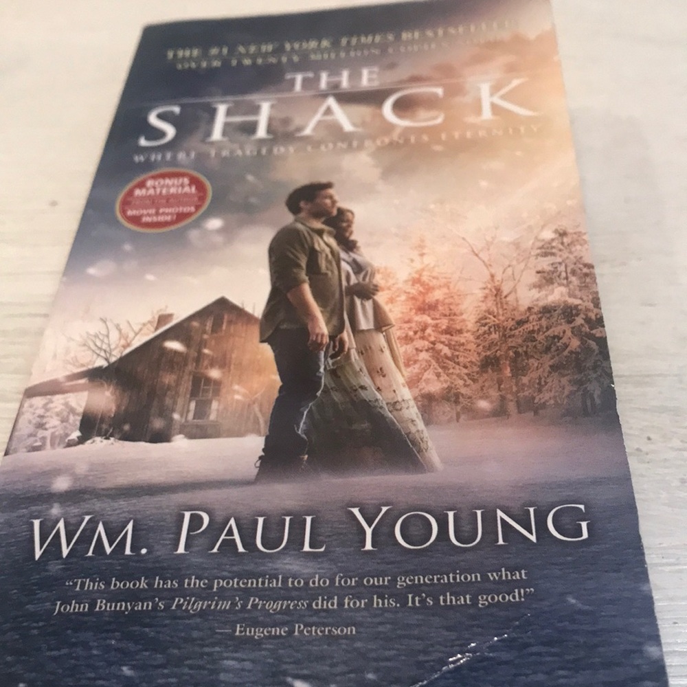 Paperback -THE SHACK!! Excellent read.